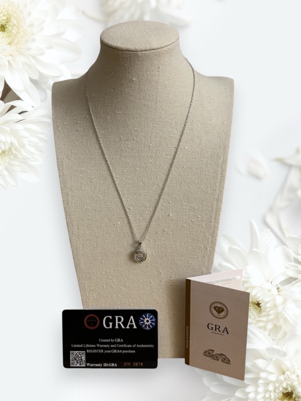 NWT Moissanite Necklace